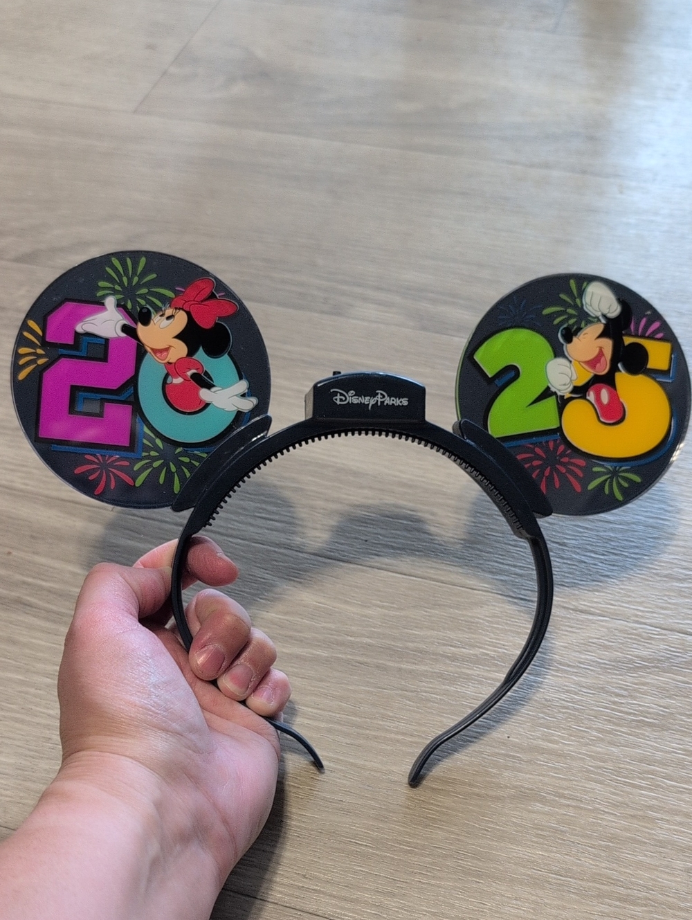 Disney 2025 Minnie Mouse Ears Headband - Black